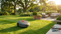 LawnPilot AeroCut Pro 500 Robot Mower — Lifestyle